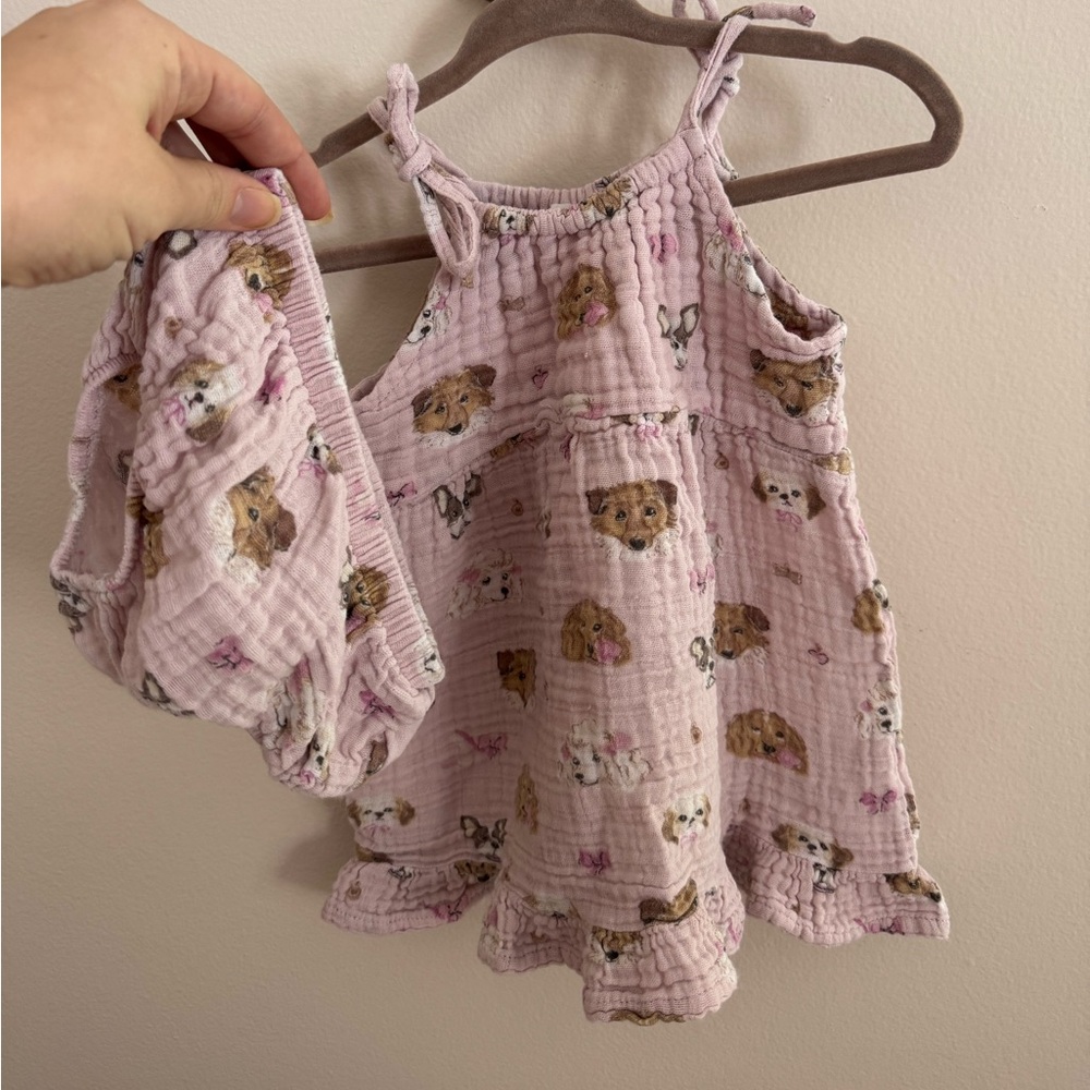 Angel Dear 100% cotton puppy dress